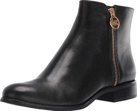 michael kors black leather lainey flat booties|Michael Kors Black Leather Lainey Flat Booties. .